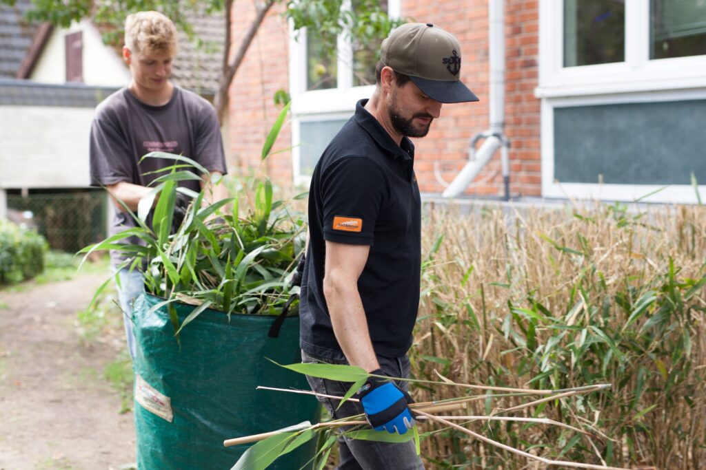 Wi mook dat. Verschönern Sie den Garten einer Mädchen-Wohngruppe